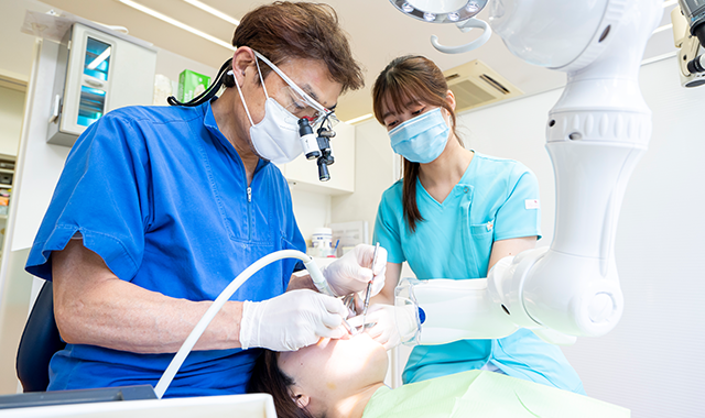 歯周病の重症・難症例、再生療法にも対応