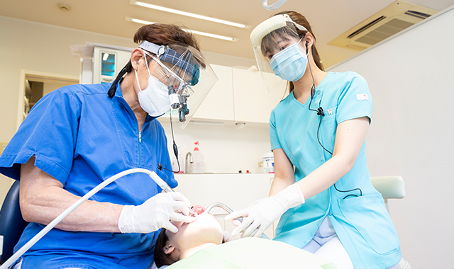 歯周病の長期症例は患者さんとスタッフの協力が必要です