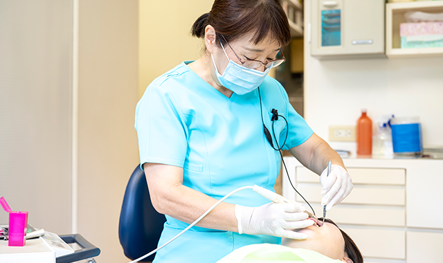 歯周病治療は患者さんのセルフケアが大切です